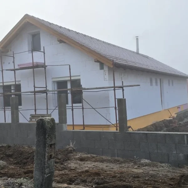 Homlokzati hőszigetelés (Dryvit) kivitelezése – 12. fotó