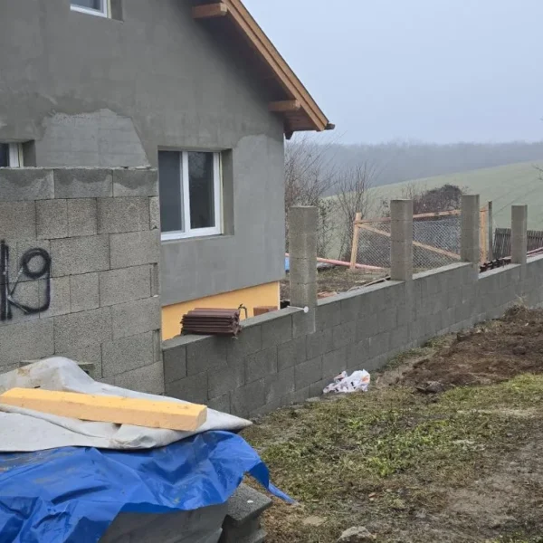 Homlokzati hőszigetelés (Dryvit) kivitelezése – 20. fotó
