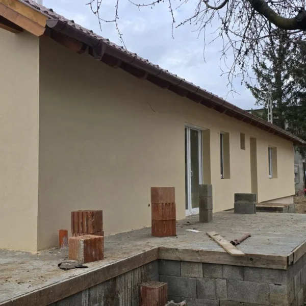 Homlokzati hőszigetelés (Dryvit) kivitelezése – 27. fotó