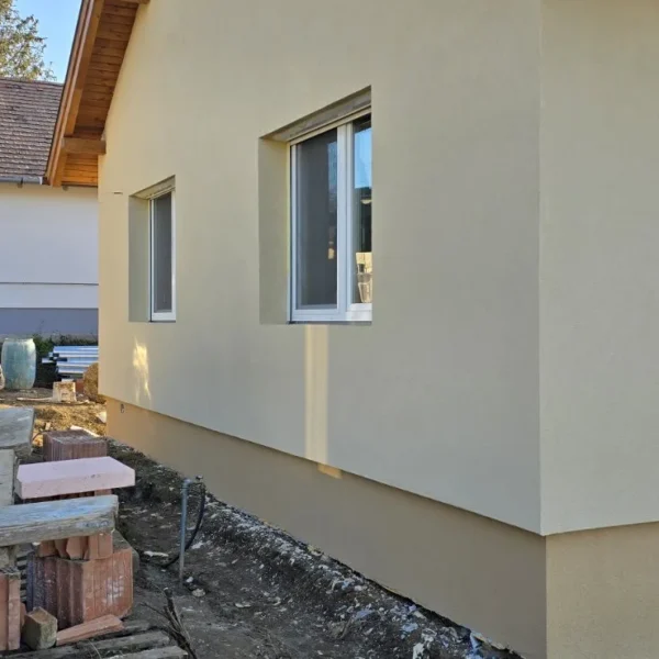 Homlokzati hőszigetelés (Dryvit) kivitelezése – 37. fotó