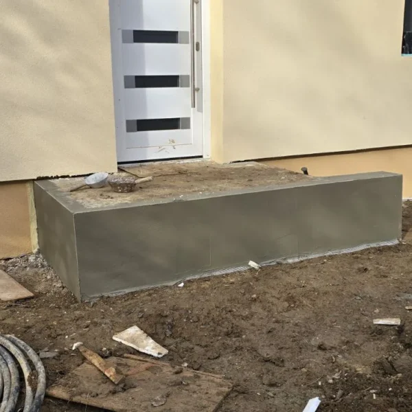 Homlokzati hőszigetelés (Dryvit) kivitelezése – 38. fotó